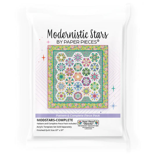 Modernistic Stars by Paper Pieces - Paper Pieces Pack - MODSTARS-COMPLETE
