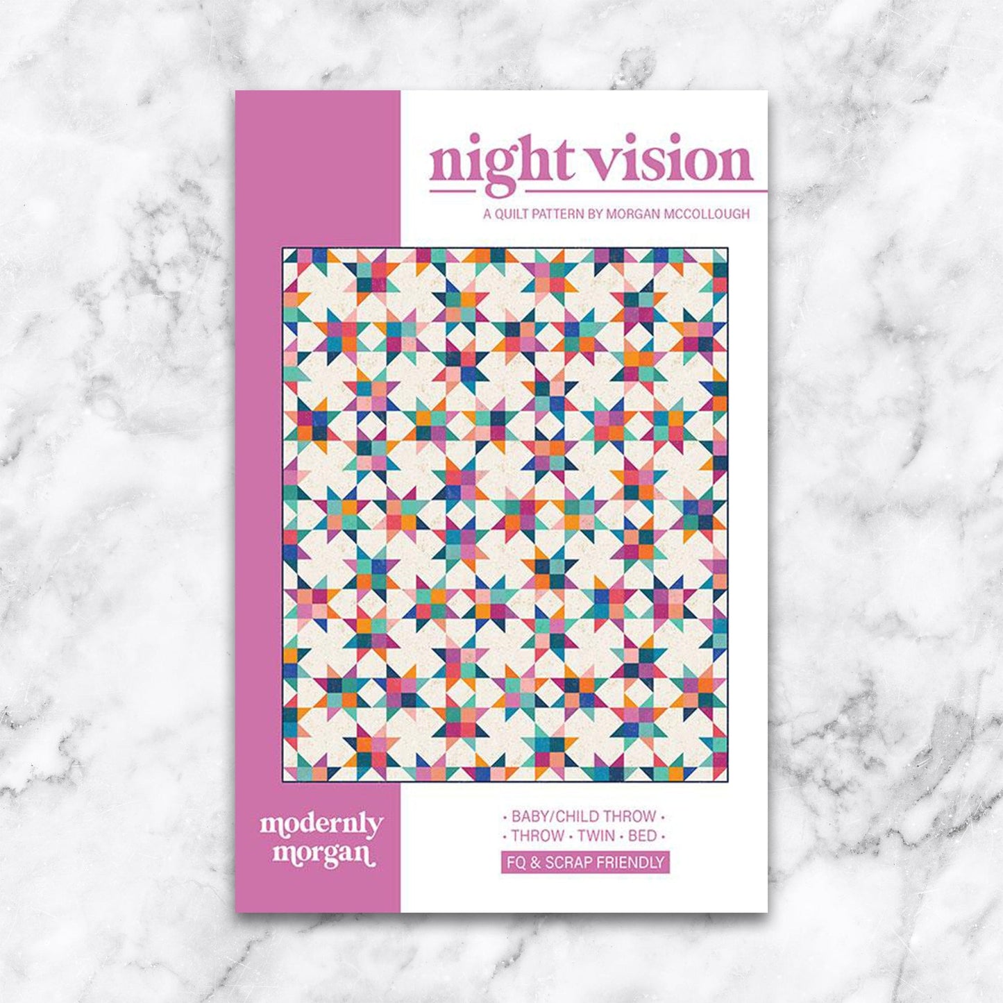 Night Vision - Modernly Morgan - Quilt Pattern - Paper Pattern