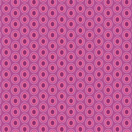 Cotton quilting fabric pattern called 'Oval Elements in Crocus'. Part of the 'Oval Elements' fabric collection. Designed by AGF Studio for fabric company Art Gallery Fabrics. SKU: OE-908. 44-45 inch width.