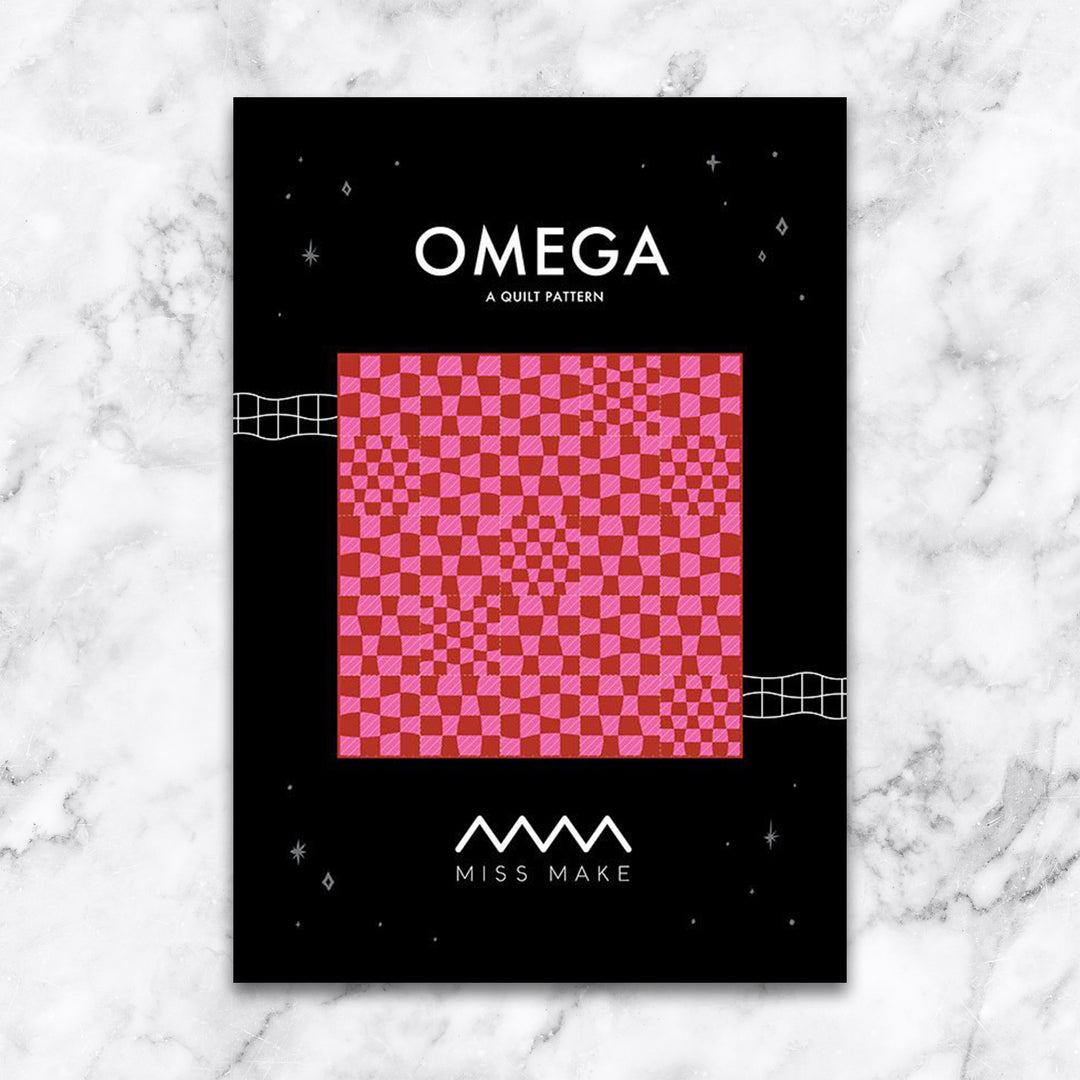 Omega - Miss Make - Quilt Pattern - Paper Pattern