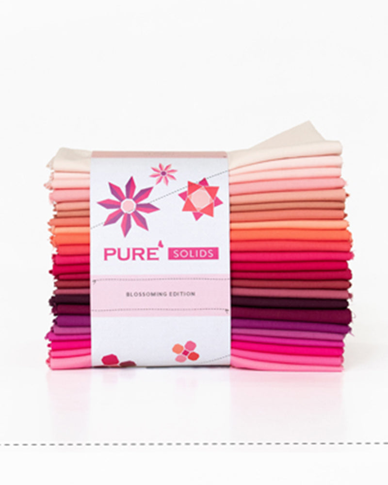 Blossoming - Pure Solids Fat Quarter Bundle of 23 pcs. - Art Gallery Fabrics - CB-PFQ505