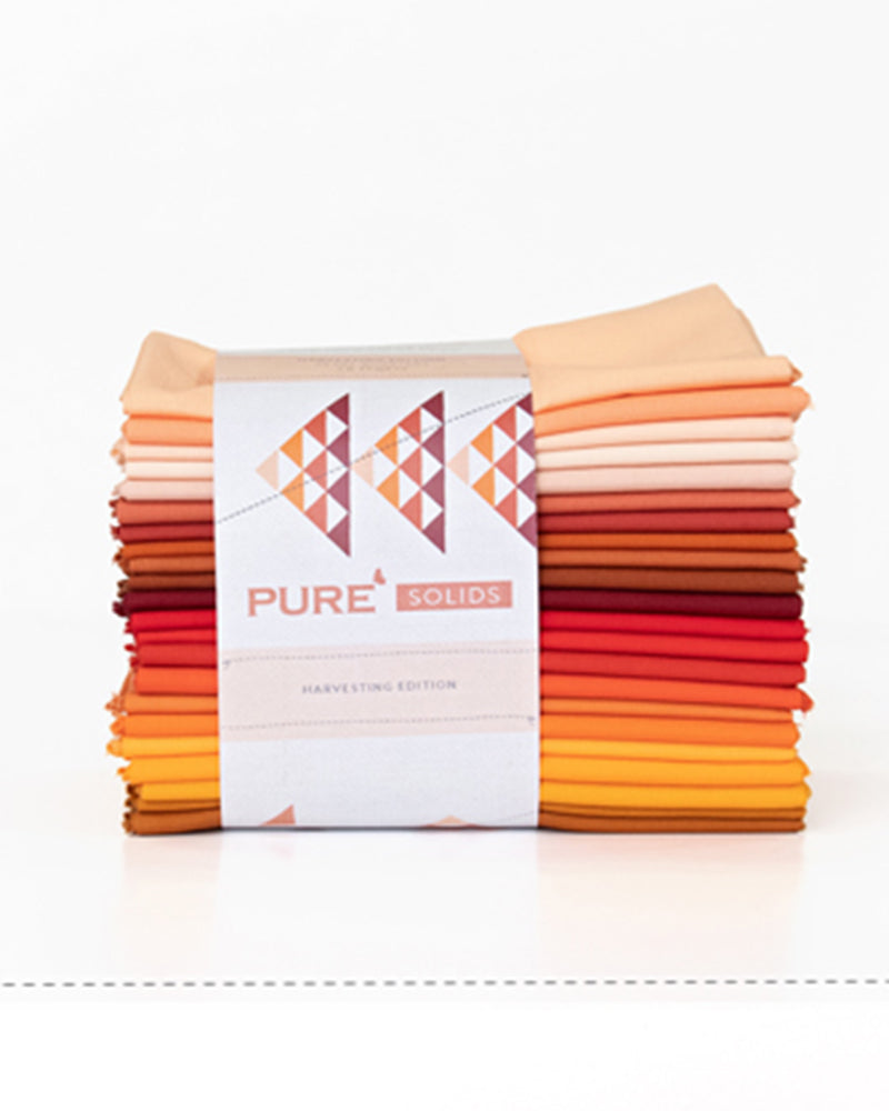 Harvesting - Pure Solids Fat Quarter Bundle of 22 pcs. - Art Gallery Fabrics - CB-PFQ502