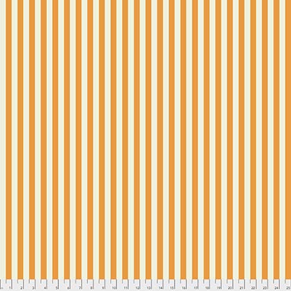 Tula Pink All Stars Stripe iN Begonia Orange