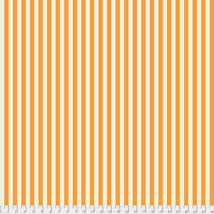 Tula Pink All Stars Stripe iN Begonia Orange