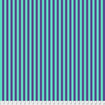 Tula Pink All Stars Stripe iN Iris Blue
