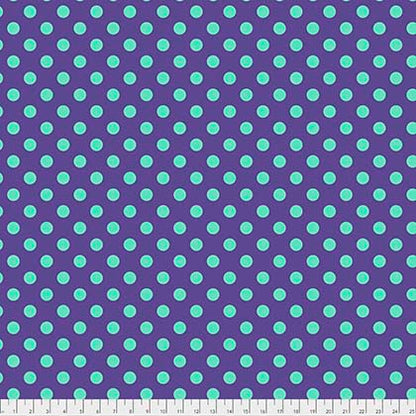 Tula Pink All Stars Pom Pom Dot in Iris Purple