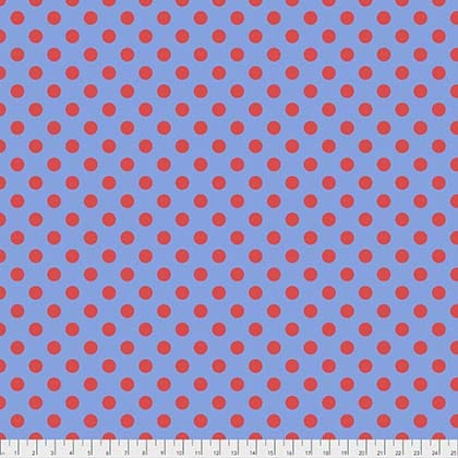 Tula Pink All Stars Pom POm Dot in Lupine Blue