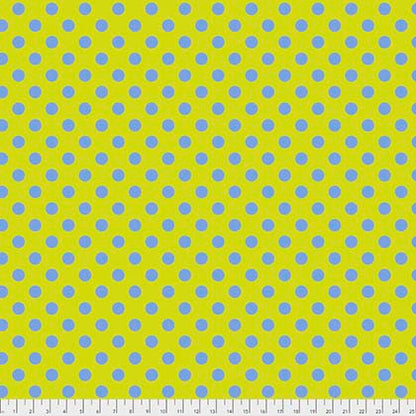 Tula Pink All Stars Pom Pom Dot in Myrtle Green