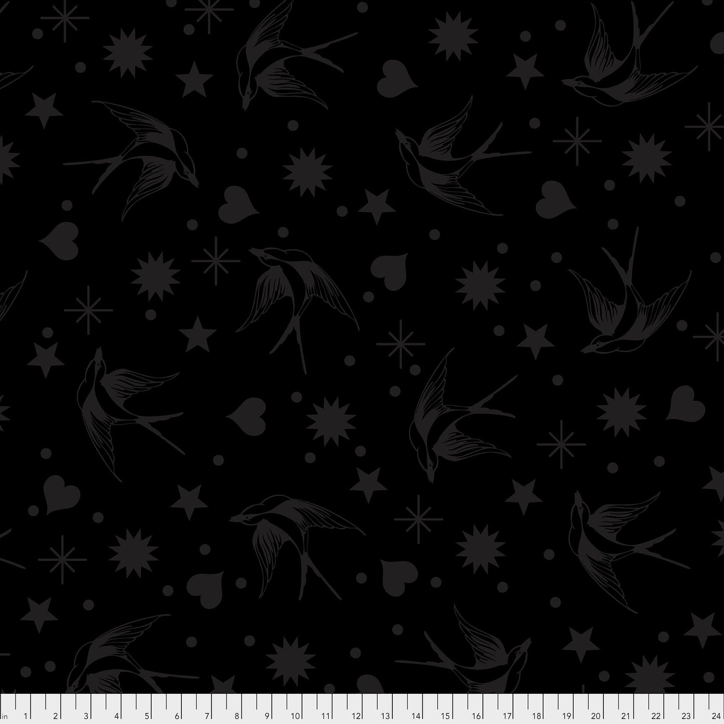Linework - Fairy Flakes in Ink - Tula Pink for Free Spirit - PWTP157.INK - Half Yard