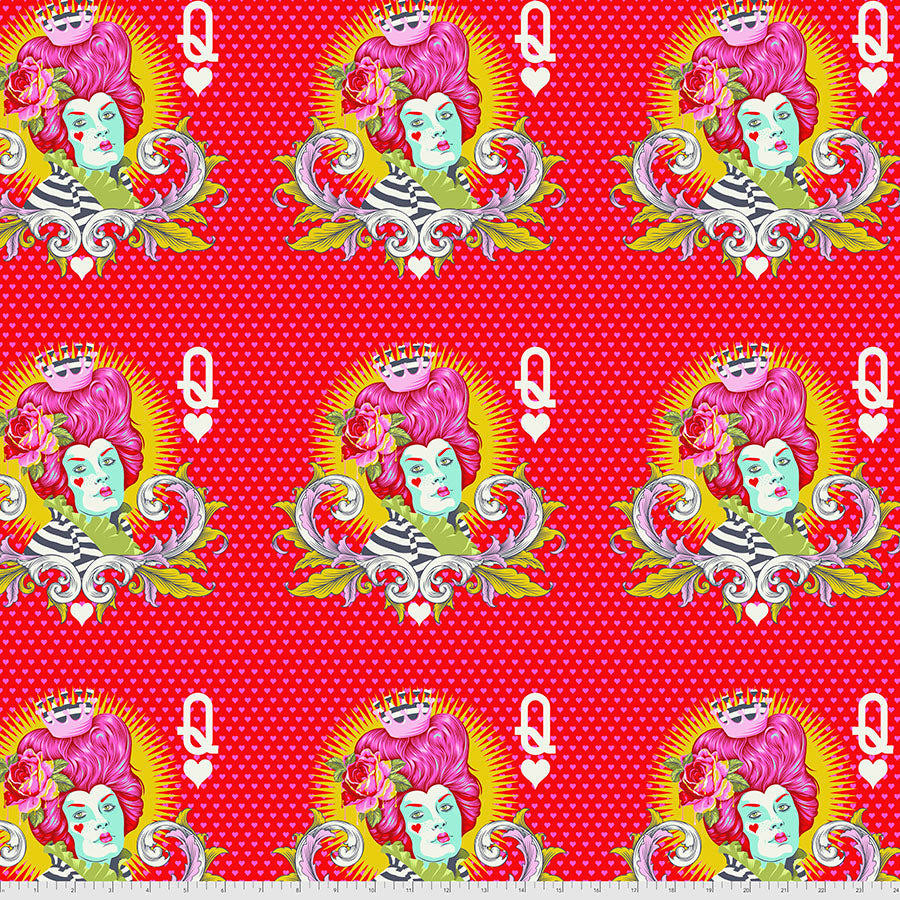 Curiouser & Curiouser - The Red Queen in Wonder - Tula Pink for Free Spirit - PWTP160.WONDE - Half Yard