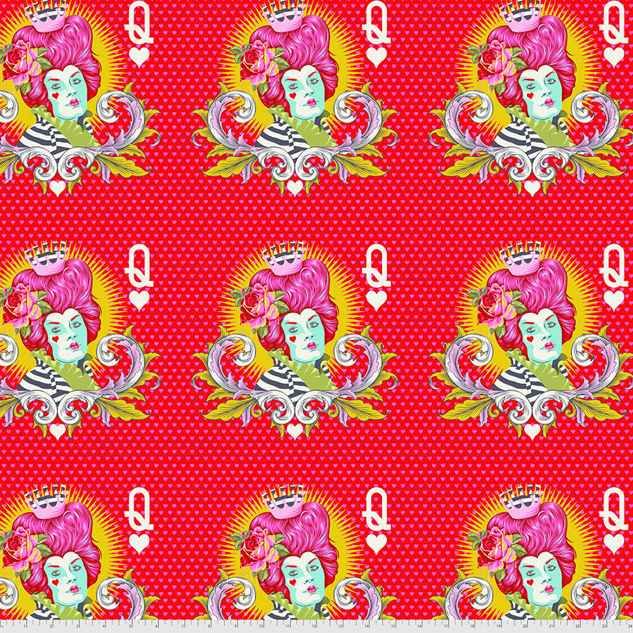 Curiouser & Curiouser - The Red Queen in Wonder - Tula Pink for Free Spirit - PWTP160.WONDE - Half Yard