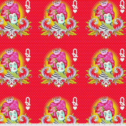 Curiouser & Curiouser - The Red Queen in Wonder - Tula Pink for Free Spirit - PWTP160.WONDE - Half Yard