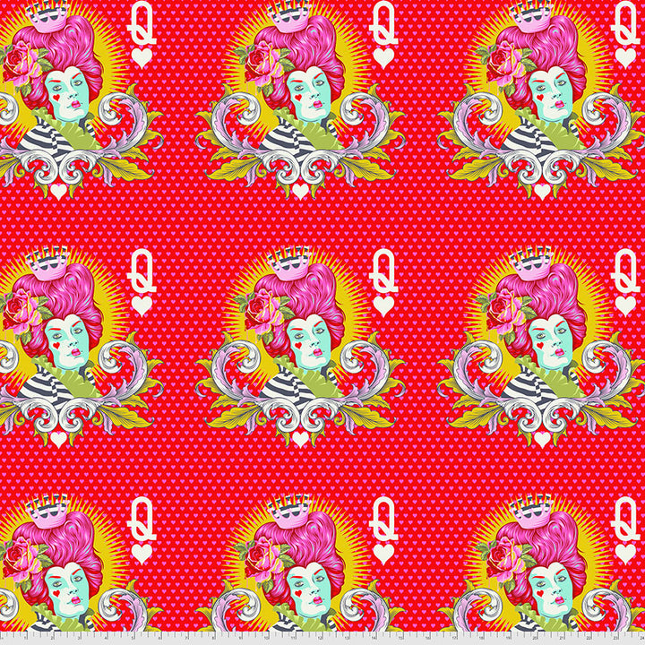 Curiouser & Curiouser - The Red Queen in Wonder - Tula Pink for Free Spirit - PWTP160.WONDE - Half Yard