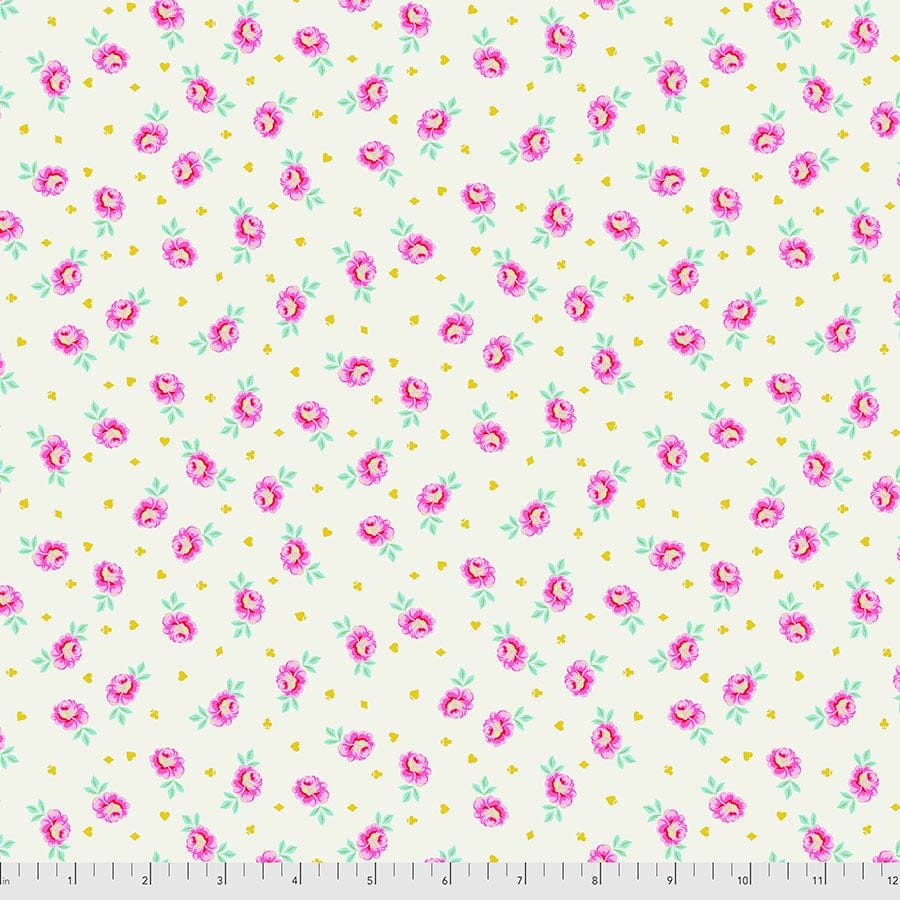 Curiouser & Curiouser - Baby Buds in Sugar - Tula Pink for Free Spirit - PWTP167.SUGAR - Half Yard