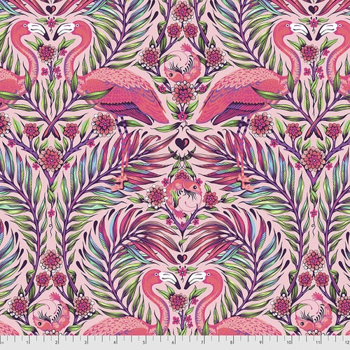 Daydreamer - Pretty in Pink in Dragonfruit - Tula Pink for Free Spirit - PWTP169.DRAGO - Half Yard