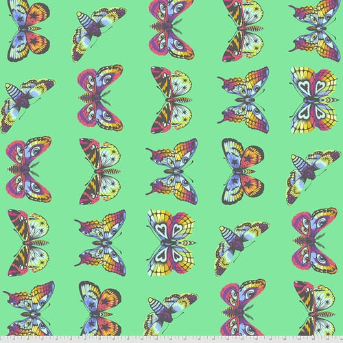 Daydreamer - Butterfly Hugs in Lagoon - Tula Pink for Free Spirit - PWTP171.LAGOO - Half Yard
