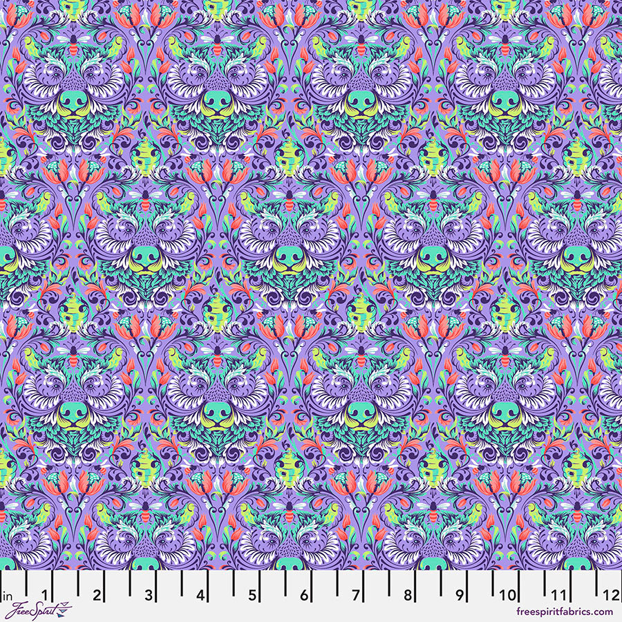 Tiny Beasts - Bear with Me in Glimmer - Tula Pink for Free Spirit - PWTP180.GLIMMER - Half Yard