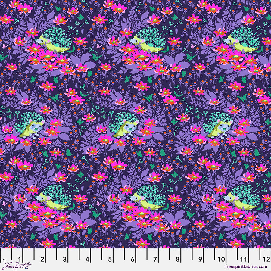 Tiny Beasts - Who's Your Dandy in Glimmer - Tula Pink for Free Spirit - PWTP182.GLIMMER - Half Yard