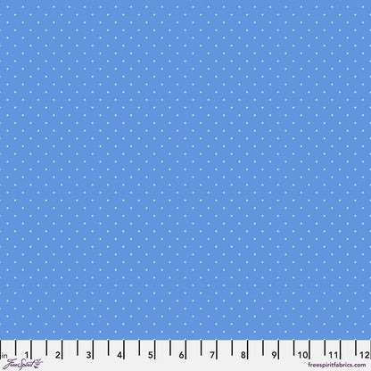 Tula Pink True Colors 2022 - Tiny Dots in Bluebell - Tula Pink for Free Spirit - PWTP185.BLUEBELL - Half Yard