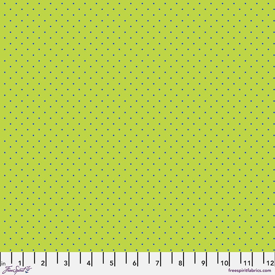 Tula Pink True Colors 2022 - Tiny Dots in Meadow - Tula Pink for Free Spirit - PWTP185.MEADOW - Half Yard