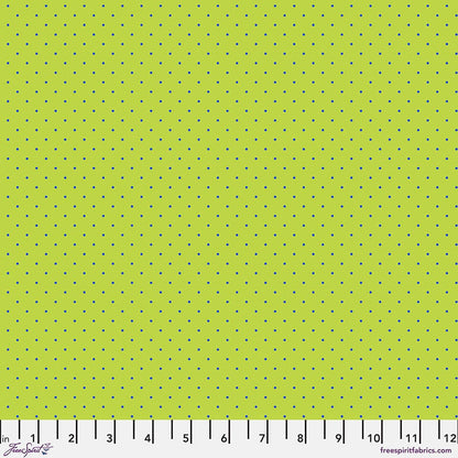 Tula Pink True Colors 2022 - Tiny Dots in Meadow - Tula Pink for Free Spirit - PWTP185.MEADOW - Half Yard