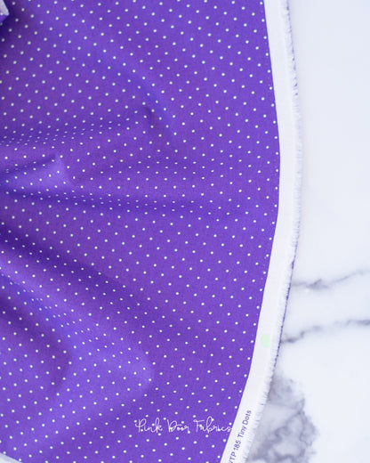 Cotton quilting fabric pattern called 'Tiny Dots in Opal'. Part of the 'True Colors' fabric collection. Designed by Tula Pink for fabric company Free Spirit Fabrics. SKU: PWTP185.OPAL. 44-45 inch width.