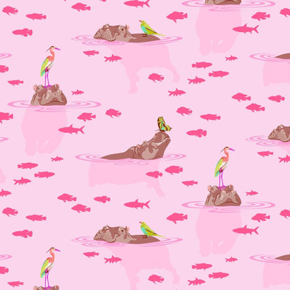 Everglow - My Hippos Don't Lie in Nova - PWTP204.NOVAX - Half Yard