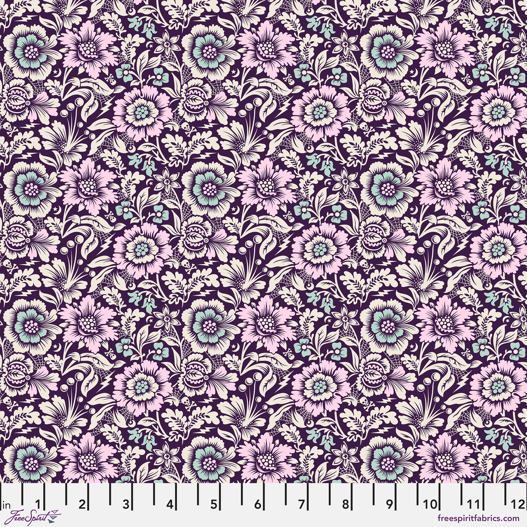 Nightshade Deja Vu - Mini Spider Blossom in Nerium - PWTP211.NERIUM - Half Yard