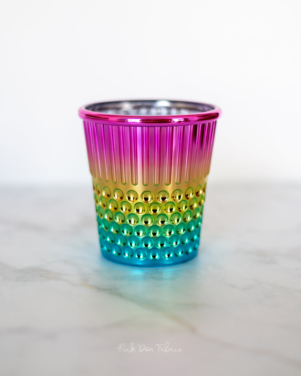 Thimble Craft Container - Iridescent Rainbow Finish - 4911RW