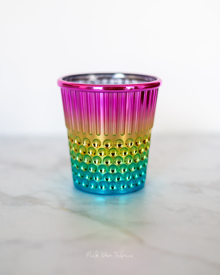 Thimble Craft Container - Iridescent Rainbow Finish - 4911RW