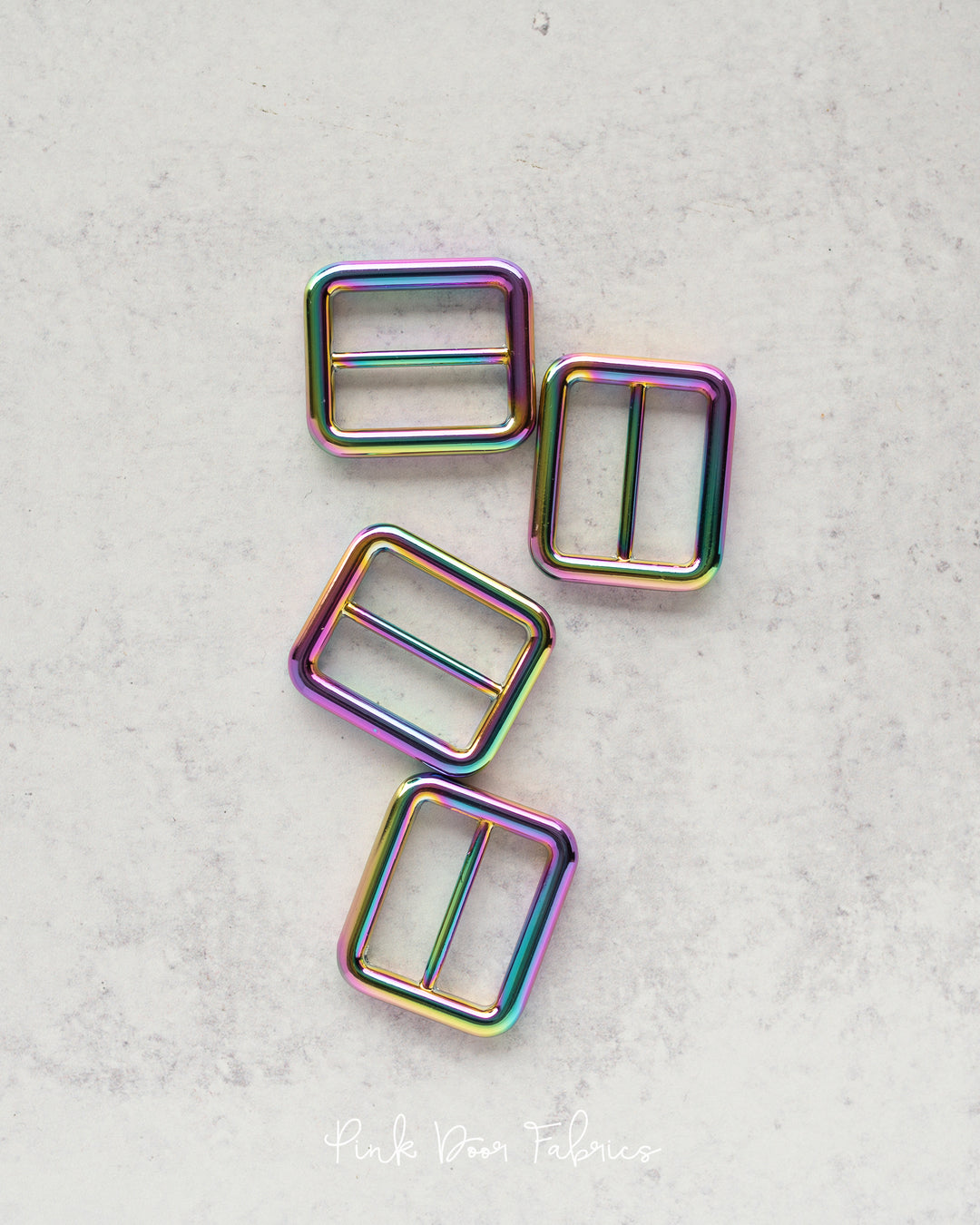 Pink Door Hardware - 1" Slider - Iridescent - 2 per Pkg. - PDF_IR1SL