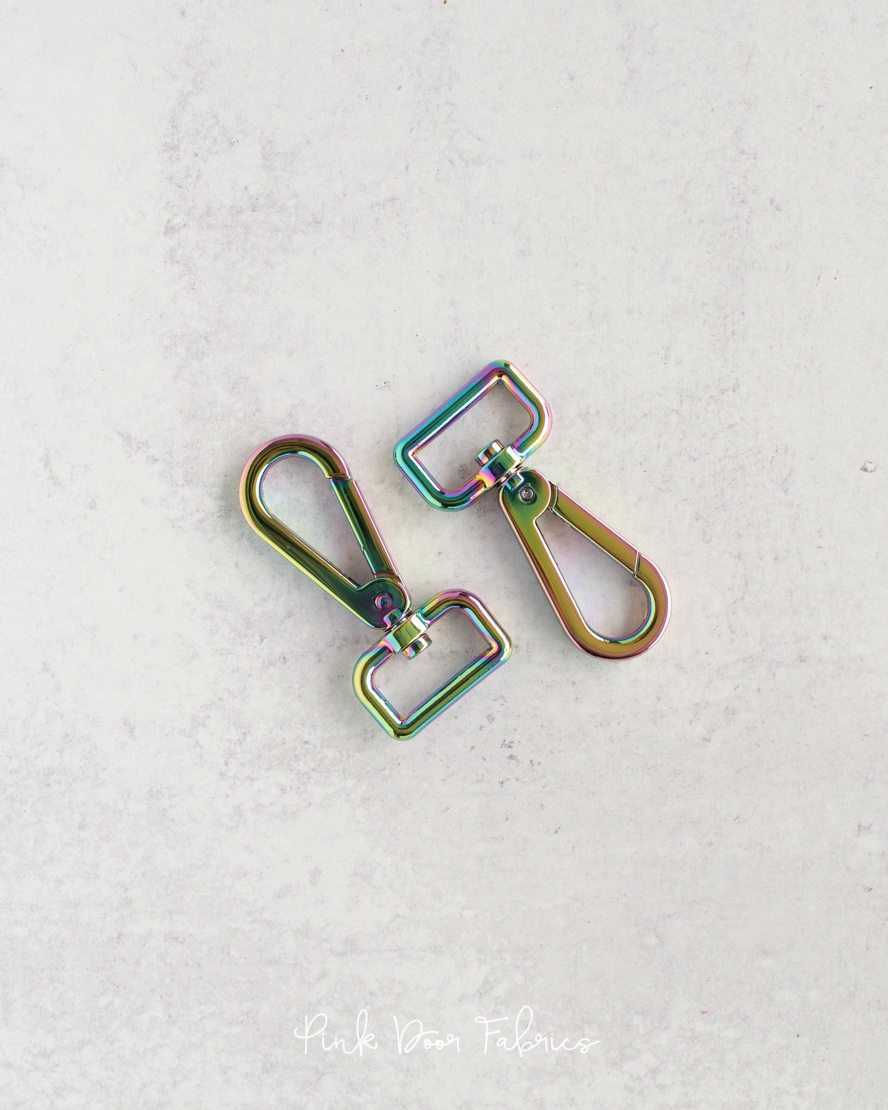 Pink Door Hardware - 1" Swivel Clip - Iridescent - 2 per Pkg. - PDF_IR1SW