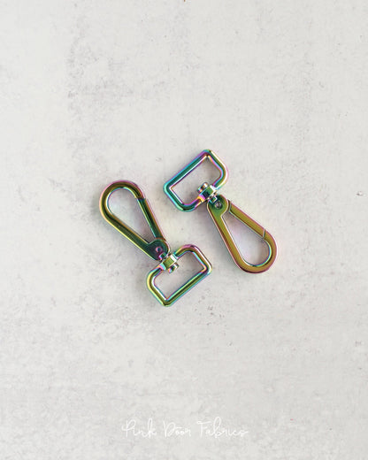 Pink Door Hardware - 1" Swivel Clip - Iridescent - 2 per Pkg. - PDF_IR1SW