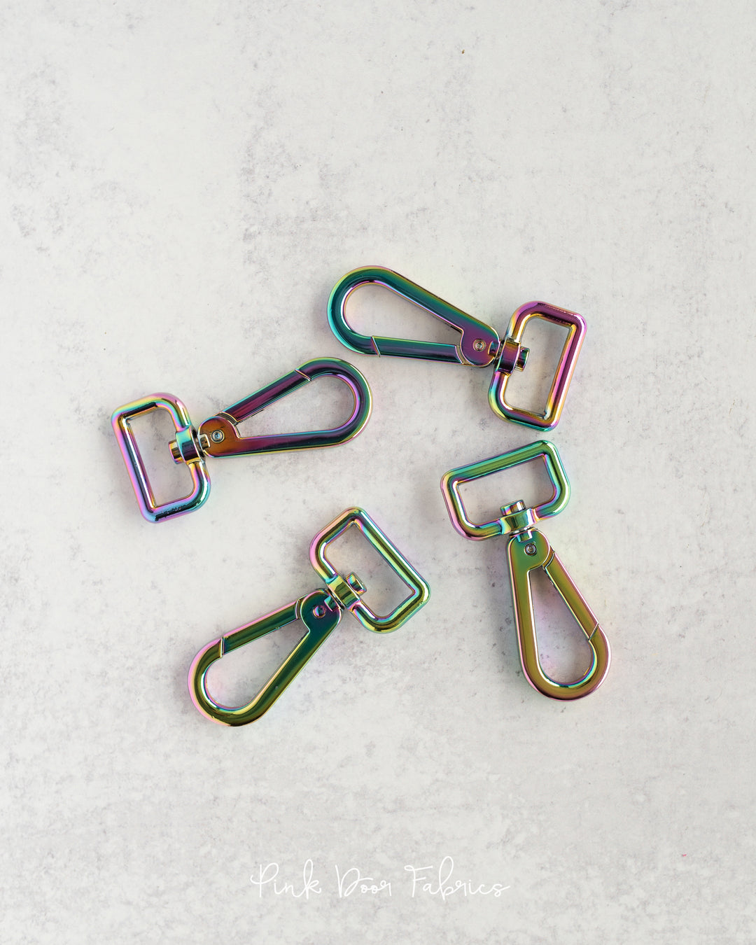 Pink Door Hardware - 1" Swivel Clip - Iridescent - 2 per Pkg. - PDF_IR1SW