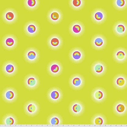 Daydreamer - 108" Wide Saturdaze in Pineapple - Tula Pink for Free Spirit - 3 Yard Cut