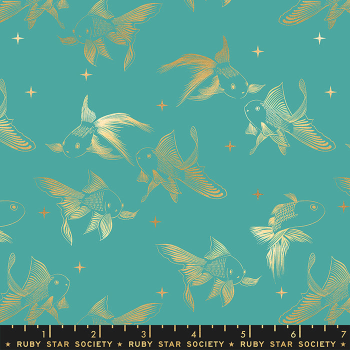 Curio - Goldfish in Succulent - RS0061 14M - Half Yard