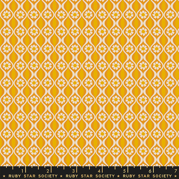 Curio - Endpaper in Honey - RS0064 12 - Half Yard