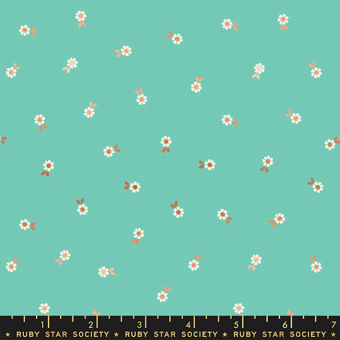 Curio - Falling Flowers in Agave - RS0066 16M - Half Yard