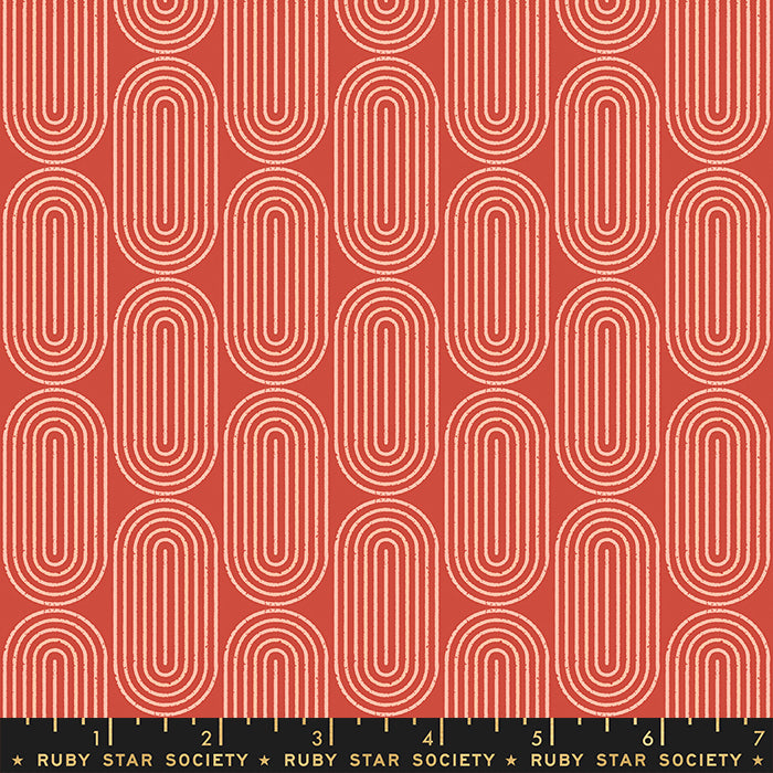 Linear - Capture in Cayenne - RS1051 12 - Half Yard