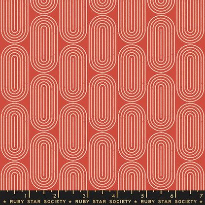 Linear - Capture in Cayenne - RS1051 12 - Half Yard