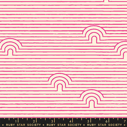 Linear - Caves in Playful - RS1053 13 - Half Yard