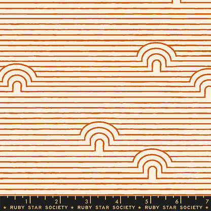 Linear - Caves in Saddle - RS1053 15 - Half Yard