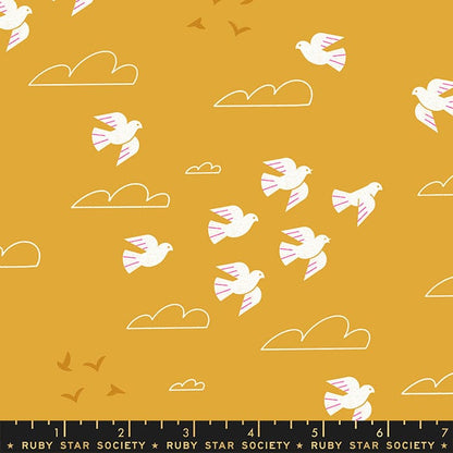 Sunbeam - In Flight in Cactus - RS1058 13 - Half Yard