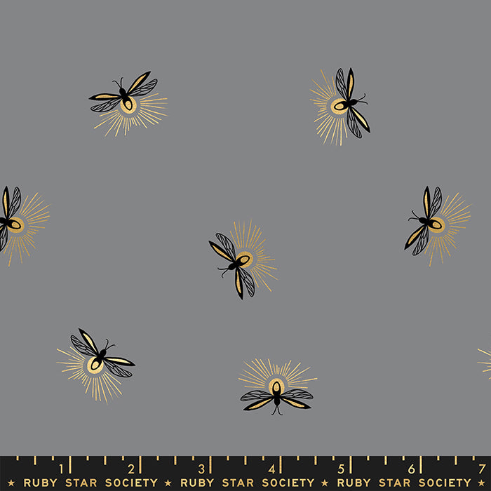 Firefly - Fireflies in Falcon - RS2071 15M - Half Yard