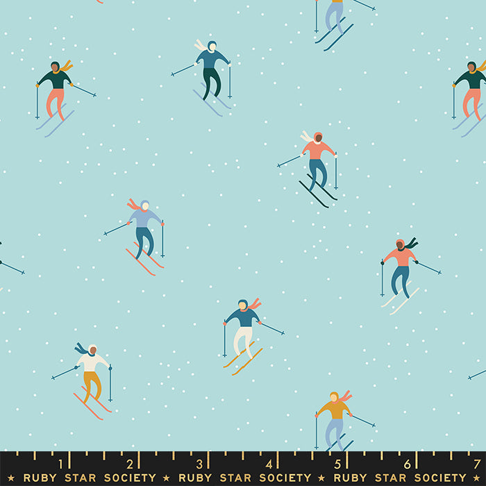  Winterglow - Ski Peeps in Polar - RS5109 13 - Half Yard
