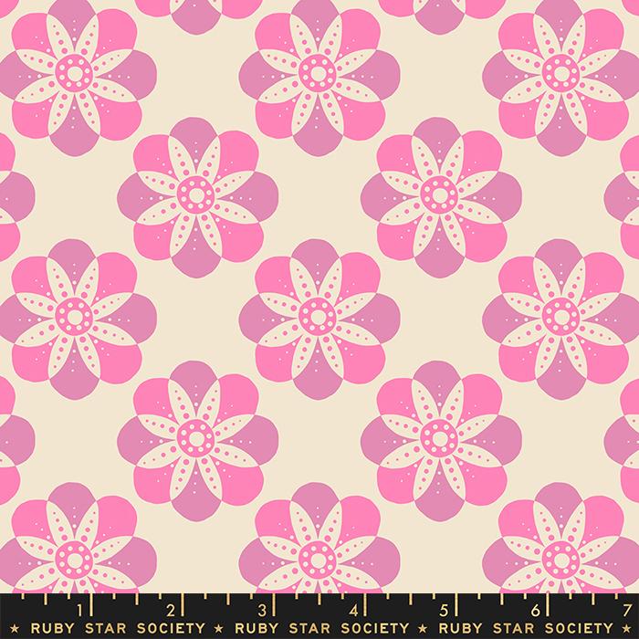 Floradora - Cherry Blossome in Lupine - RS6022 12 - Half Yard