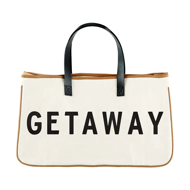 GETAWAY - Canvas Tote - 20"W x 11"H x 6"D - F2791