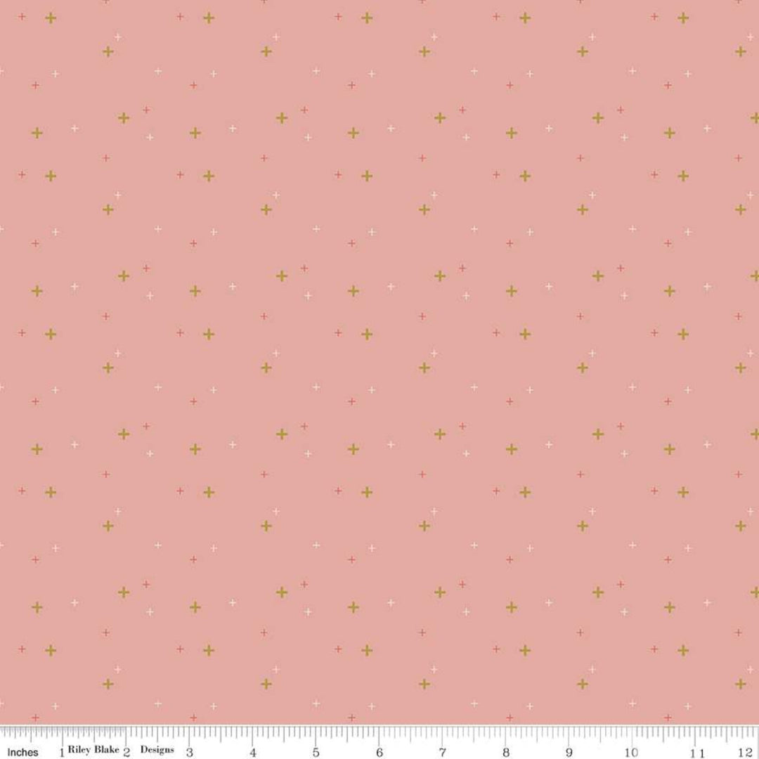 Sparkler - Sparkler in Apricot - Melissa Mortenson for Riley Blake - SC650-APRICOT - Half Yard