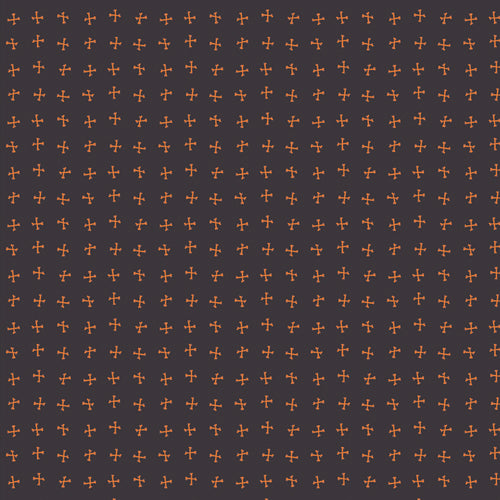 Spooky N Sweeter - Crossed Bones in Night - Art Gallery Fabrics - SNS-13016 - Half Yard