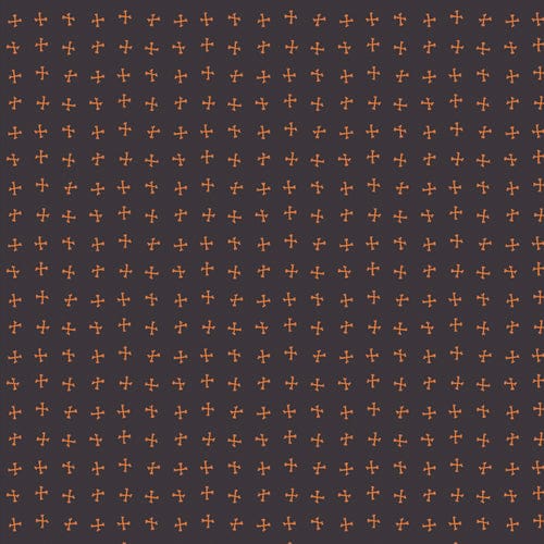 Spooky N Sweeter - Crossed Bones in Night - Art Gallery Fabrics - SNS-13016 - Half Yard